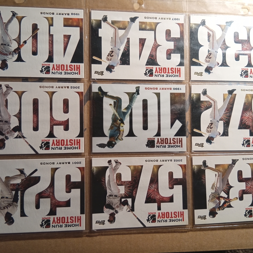Baseball Home Run History Cards